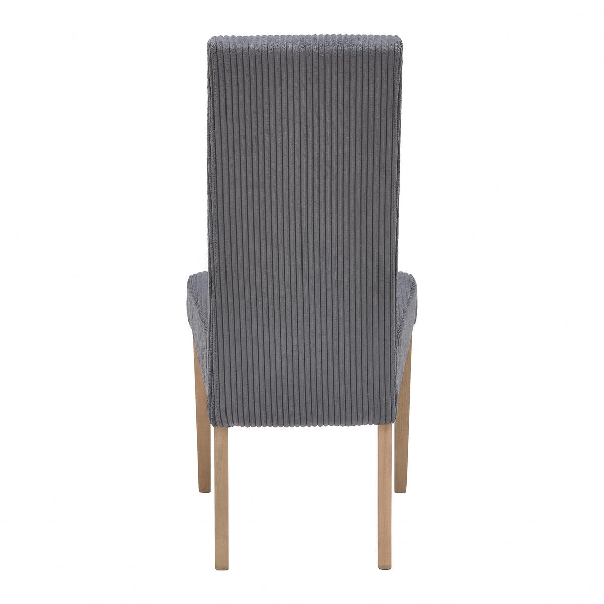 ŽIDLE ROKO - šedá/barvy dubu, Moderní, dřevo/textil (46/101/62cm) - Mömax