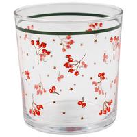 Trinkglas Malu - Rot/Grün, Basics, Glas (8,6/9cm) - Luca Bessoni