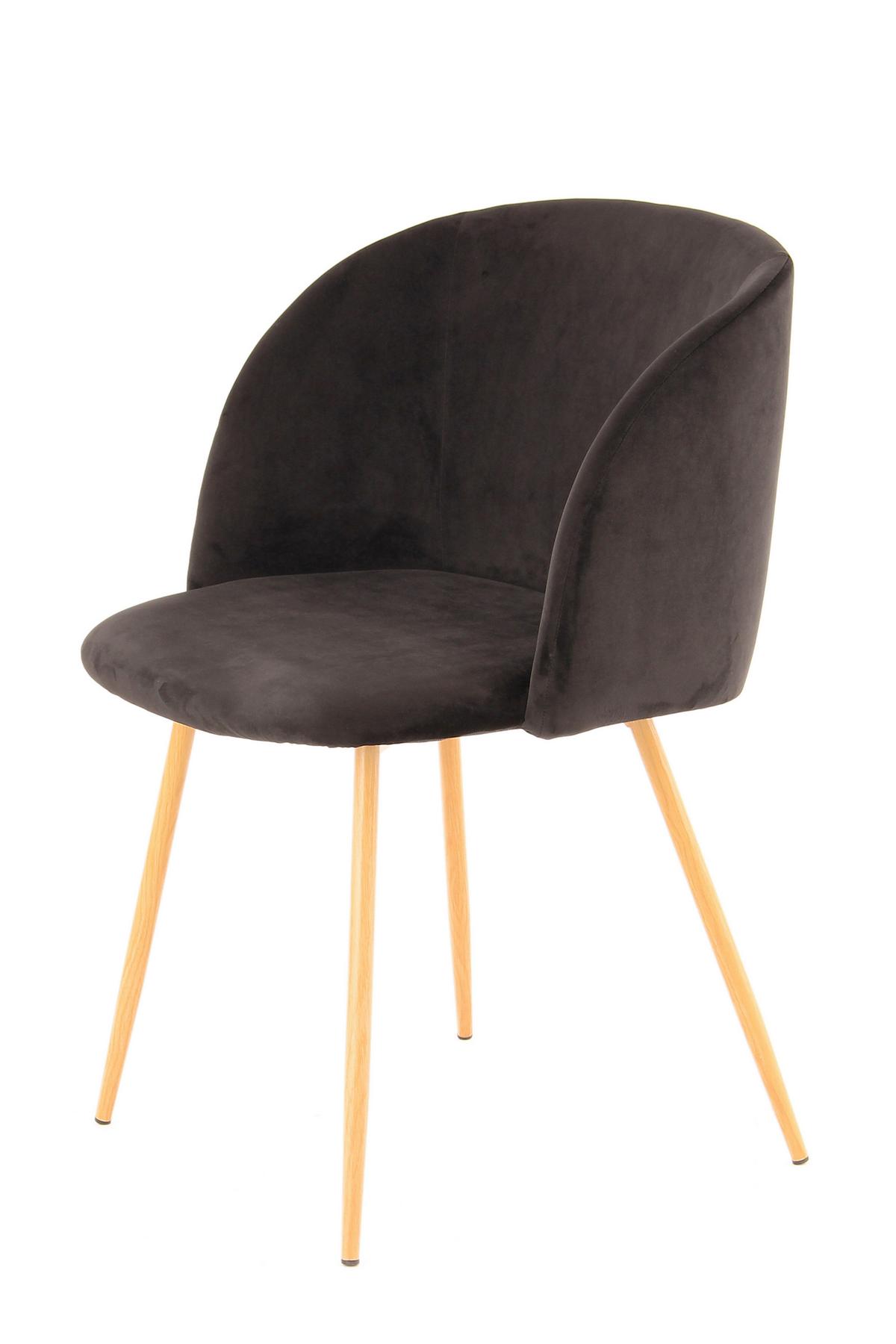 Sada stoličiek 2 kusy - čierna, Design, kov/plast (54/84/56cm)