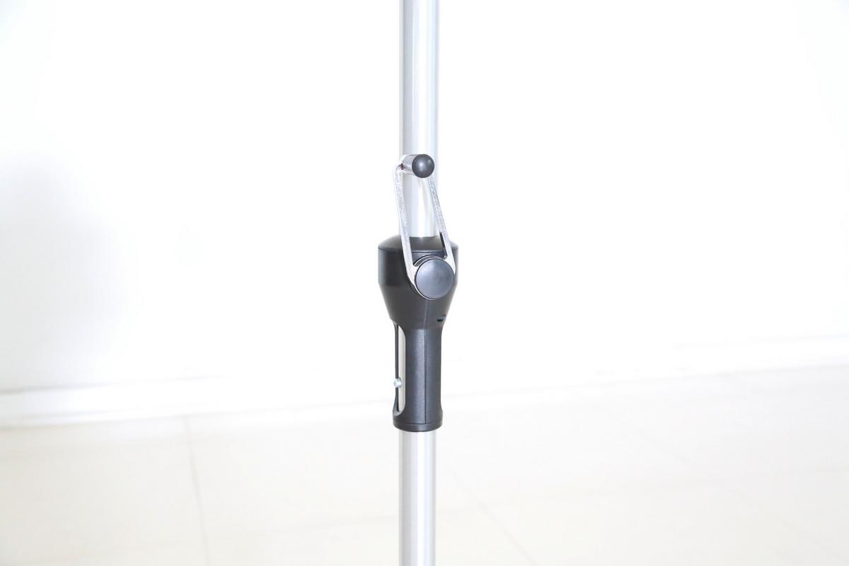 Sonnenschirm Acapole Bl: 200 X 300 cm Natur- / Plantinfarben - Platinfarben/Naturfarben, Basics, Textil/Metall (200/300cm) - Gardenson