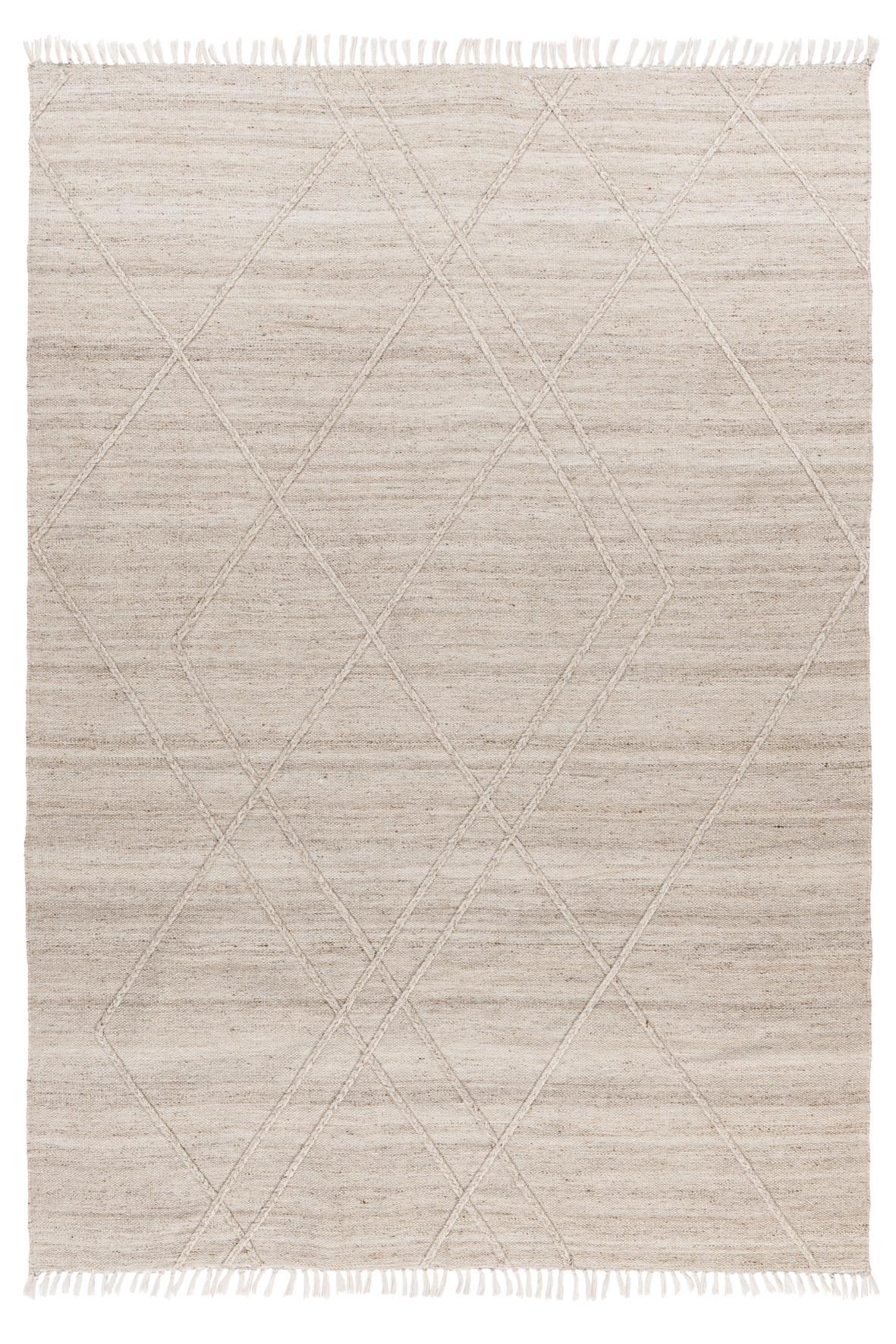 Flachwebeteppich My Dakar 365 - Creme, Basics, Textil (160/230cm) - Obsession
