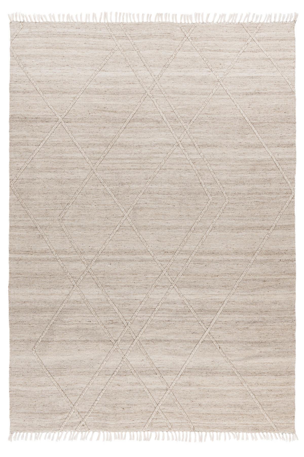 Flachwebteppich My Dakar 365 - Creme, Basics, Textil (140/200cm) - Obsession