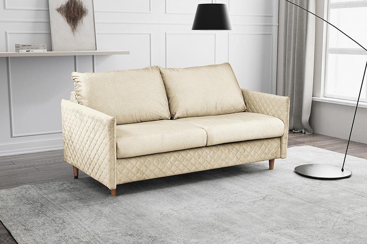 Schlafsofa Sana Beige B: 175 cm - Beige/Naturfarben, Design, Textil (175/95/103cm) - Livetastic