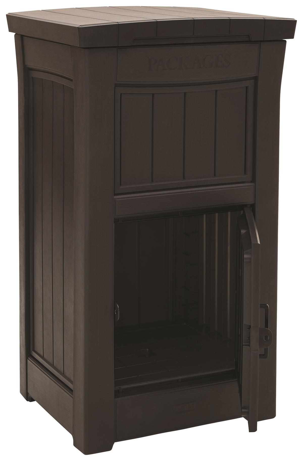 Paketbox Wetterfest Parcel 62x112x53 cm - Graphitfarben, Basics, Kunststoff (62/112/53cm)