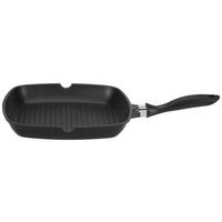 Luca Bessoni Grillpfanne Eberfried D/h: 28/28 - Schwarz, KONVENTIONELL, Kunststoff/Metall (28/28cm) - Luca Bessoni