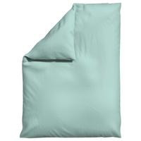 BETTDECKENBEZUG WOVEN SATIN - Türkis, Basics, Textil (155/220cm) - Schlafgut