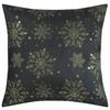 Zierkissen Snowy - Goldfarben/Schwarz, ROMANTIK / LANDHAUS, Textil (45/45cm) - James Wood