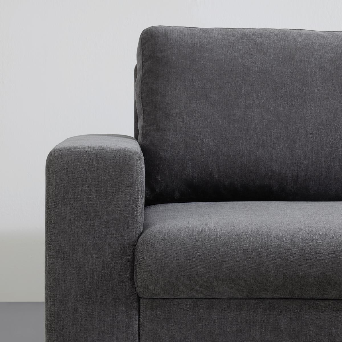 Sedací souprava SUNNY, oboustranná, šedá - šedá, Moderní, textil (290/87/178cm) - Mömax
