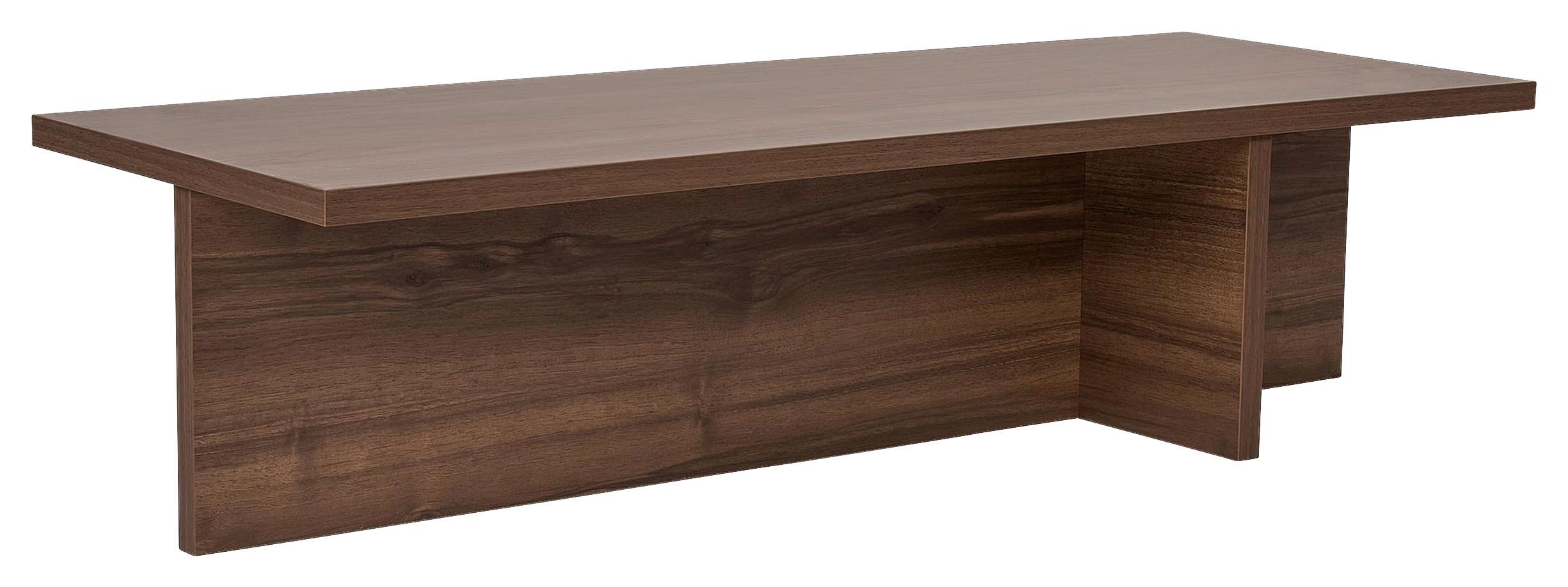 COUCHTISCH Wallnussfarfben B: 120cm - Walnussfarben, MODERN, Holzwerkstoff (120/30/45cm)
