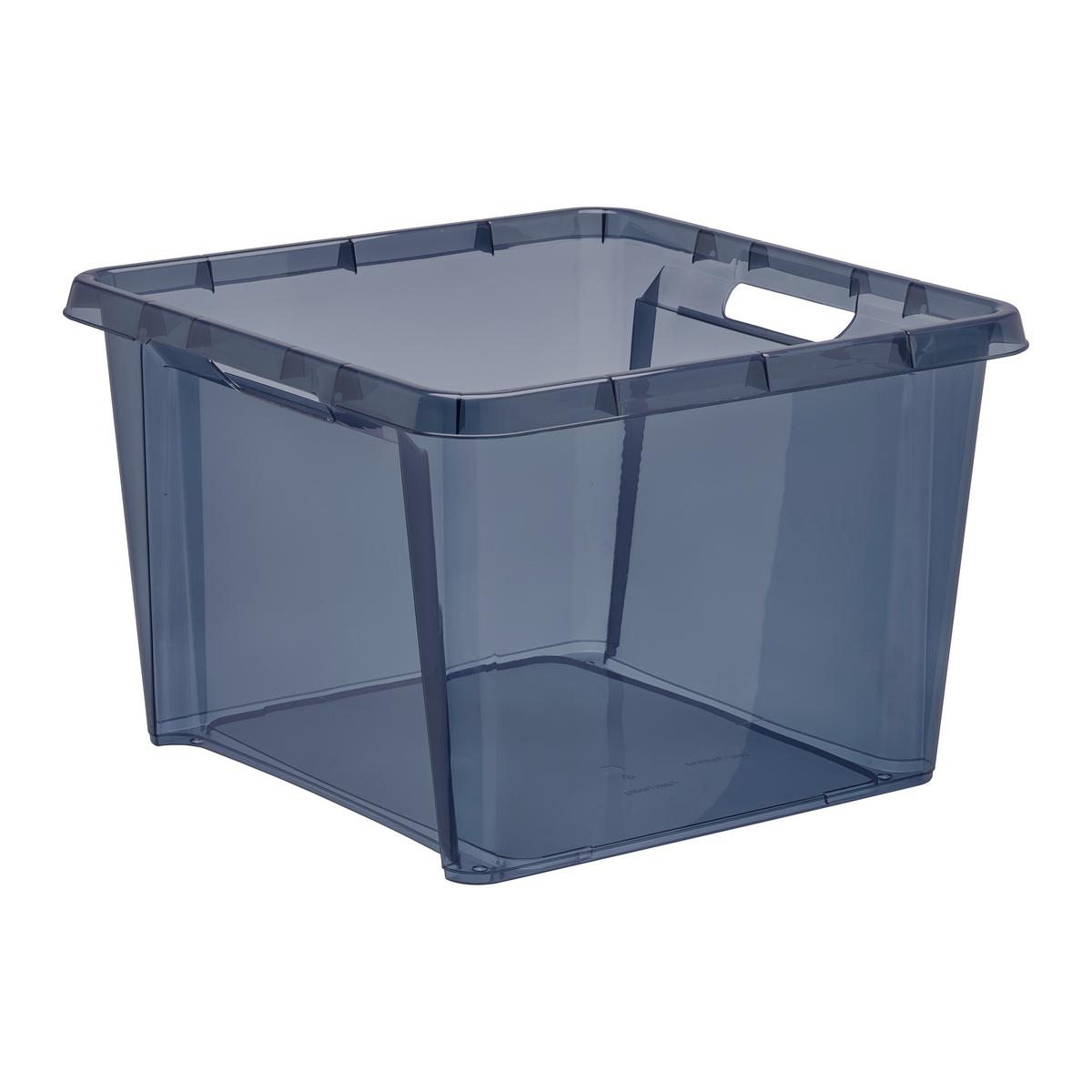 Úložný box SIMPLE - 25 L - modrá/růžová, Moderní, plast (39/39/26,5cm)