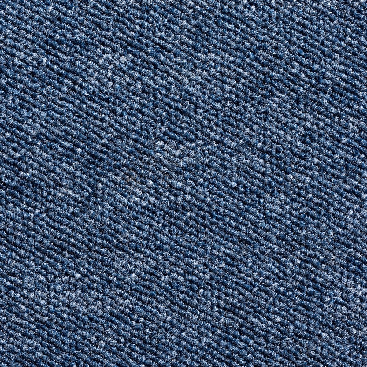 Teppichfliese Hellblau Sparkle 50x50cm Florhöhe 3,5mm - Hellblau, Basics, Textil (50/50cm)
