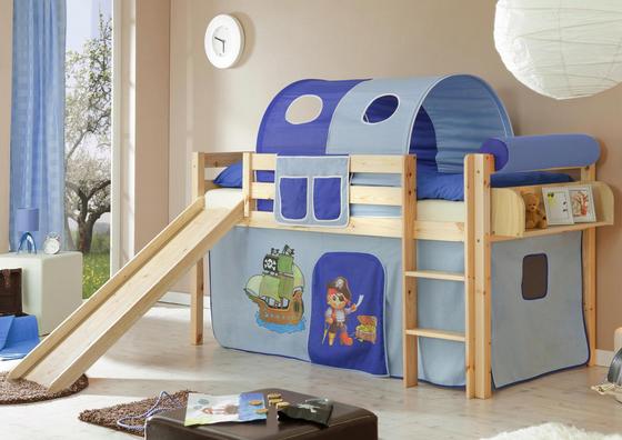 Spielbett Blau Spielbett Manuel 90x200