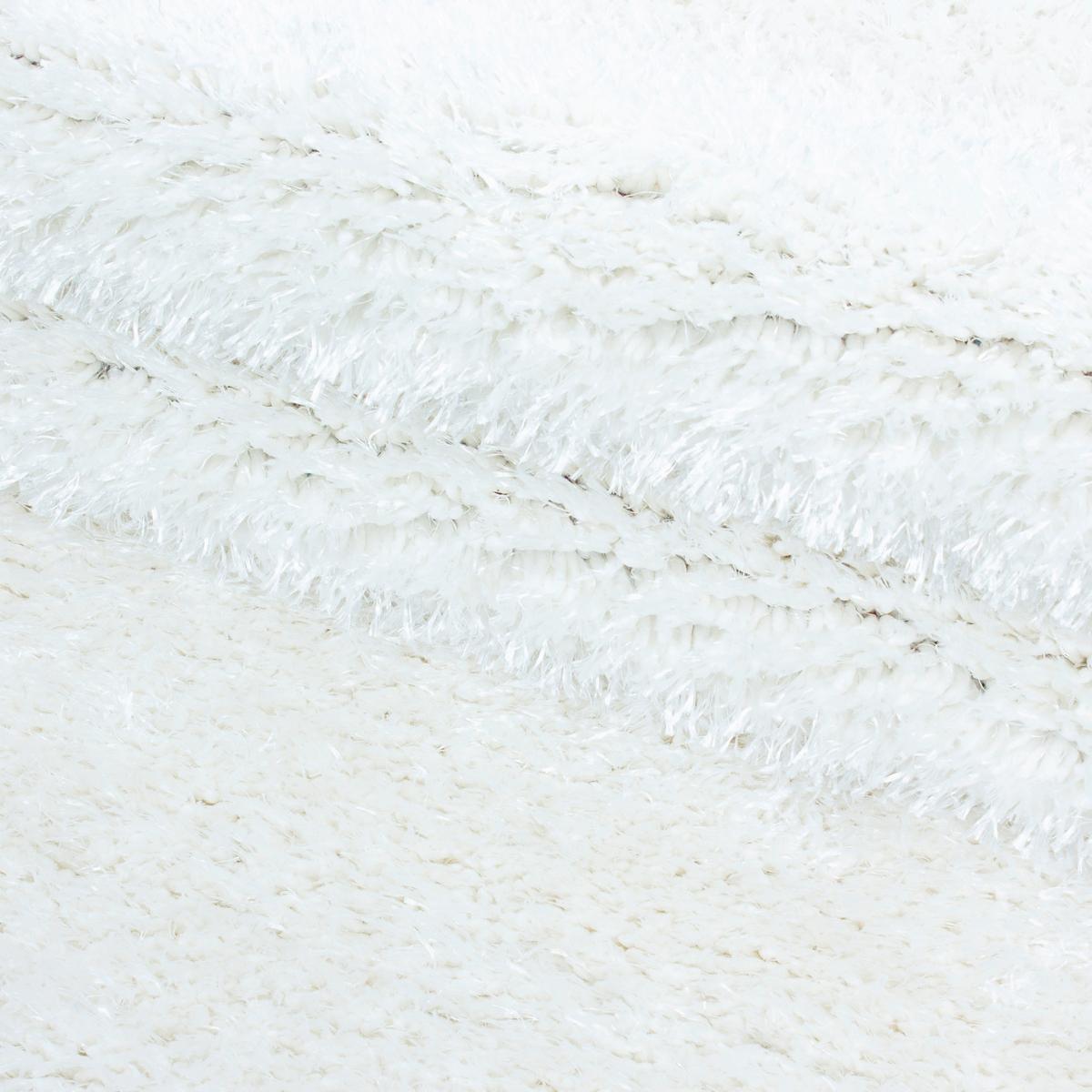 Hochflor Teppich Weiß Brilliant 280x370 cm - Weiß, Basics, Textil (280/370cm)