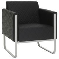 Sessel Aruba Step Schwarz - Hellgrau/Schwarz, MODERN, Textil (67/78/71cm) - MID.YOU