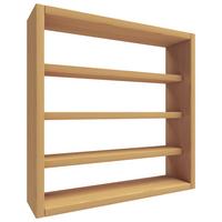 Kuchynský regál ESALDI šírka 40 cm, - farba buka, Basics, kompozitné drevo (40/40/10cm) - MID.YOU