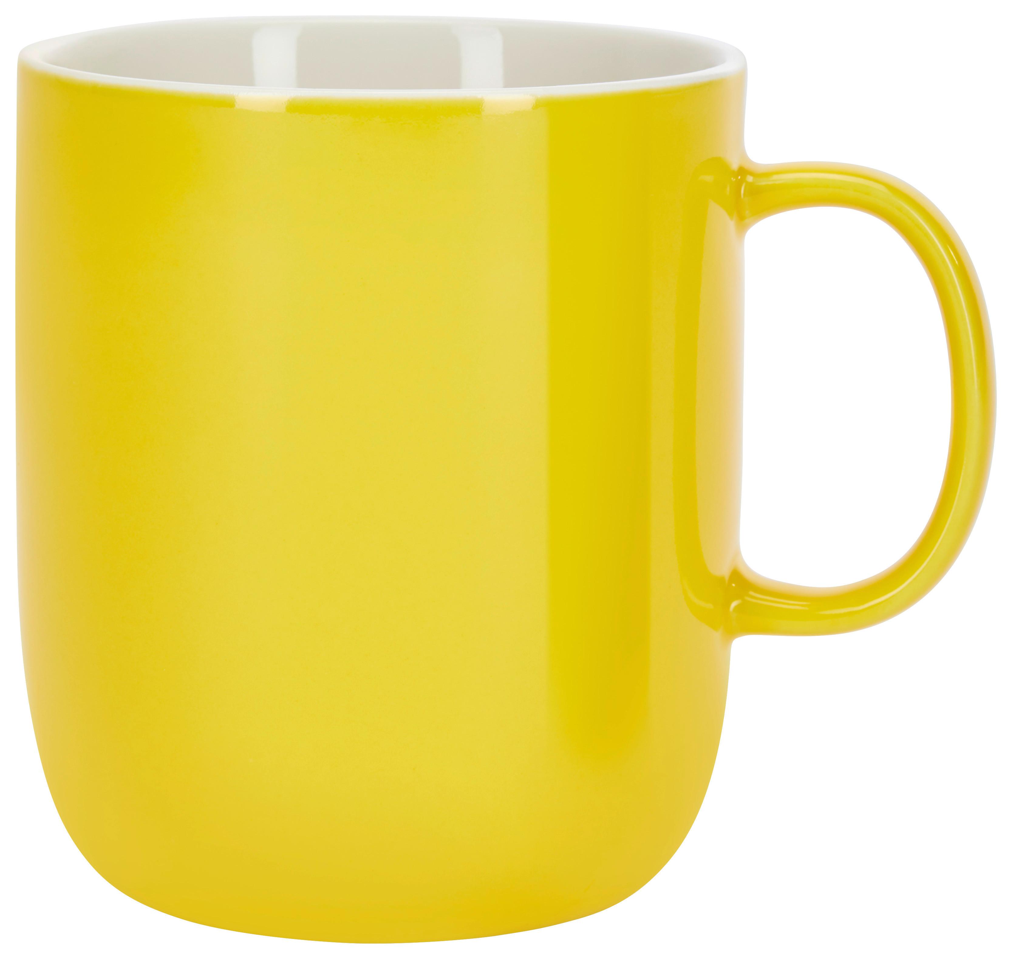 Kávésbögre Verena - sárga, Basics, kerámia (8,6/10,2cm) - Luca Bessoni