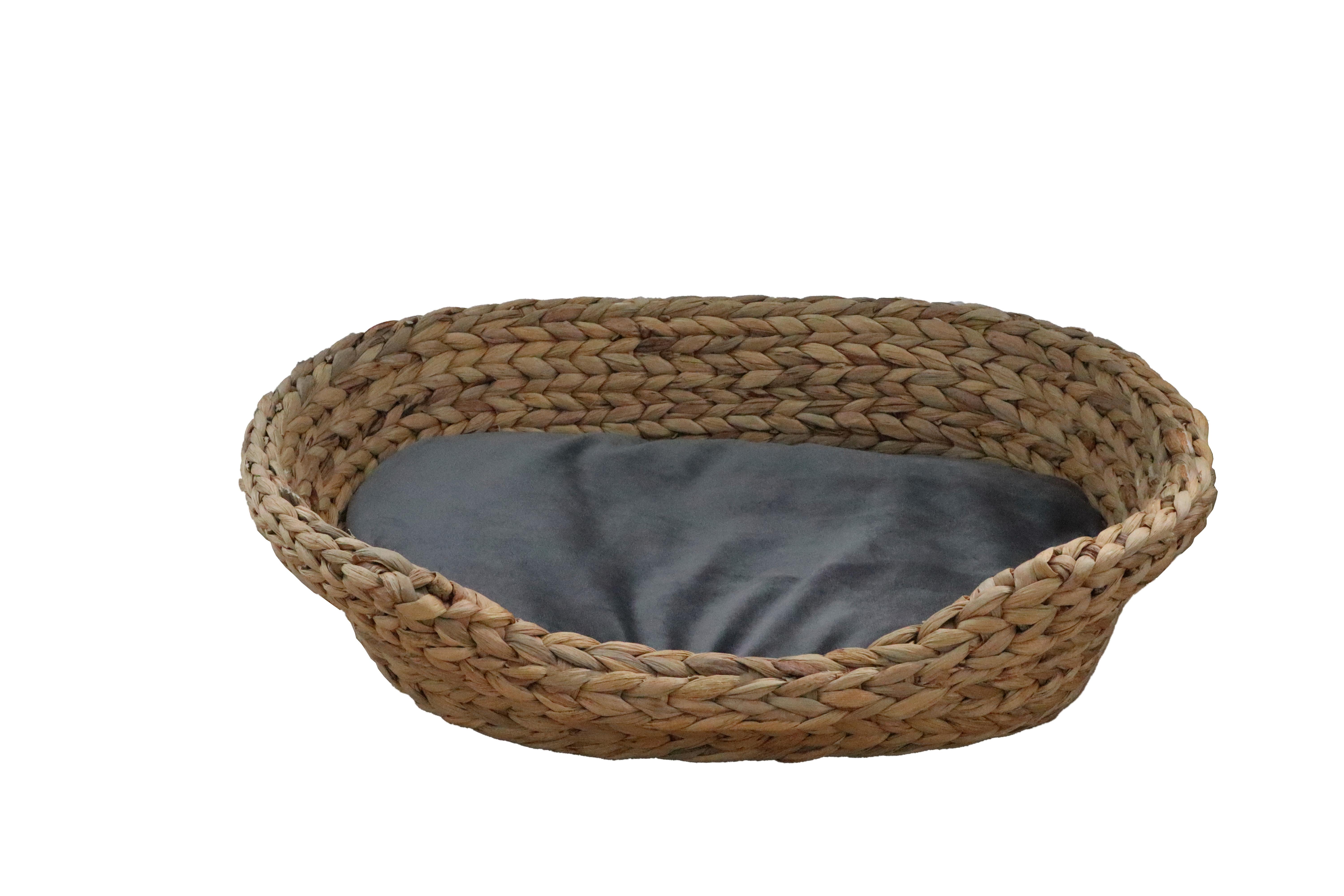 Katzensofa Grau/Naturfarben L: 53 cm - Naturfarben/Grau, KONVENTIONELL, Naturmaterialien (53/40/14cm)