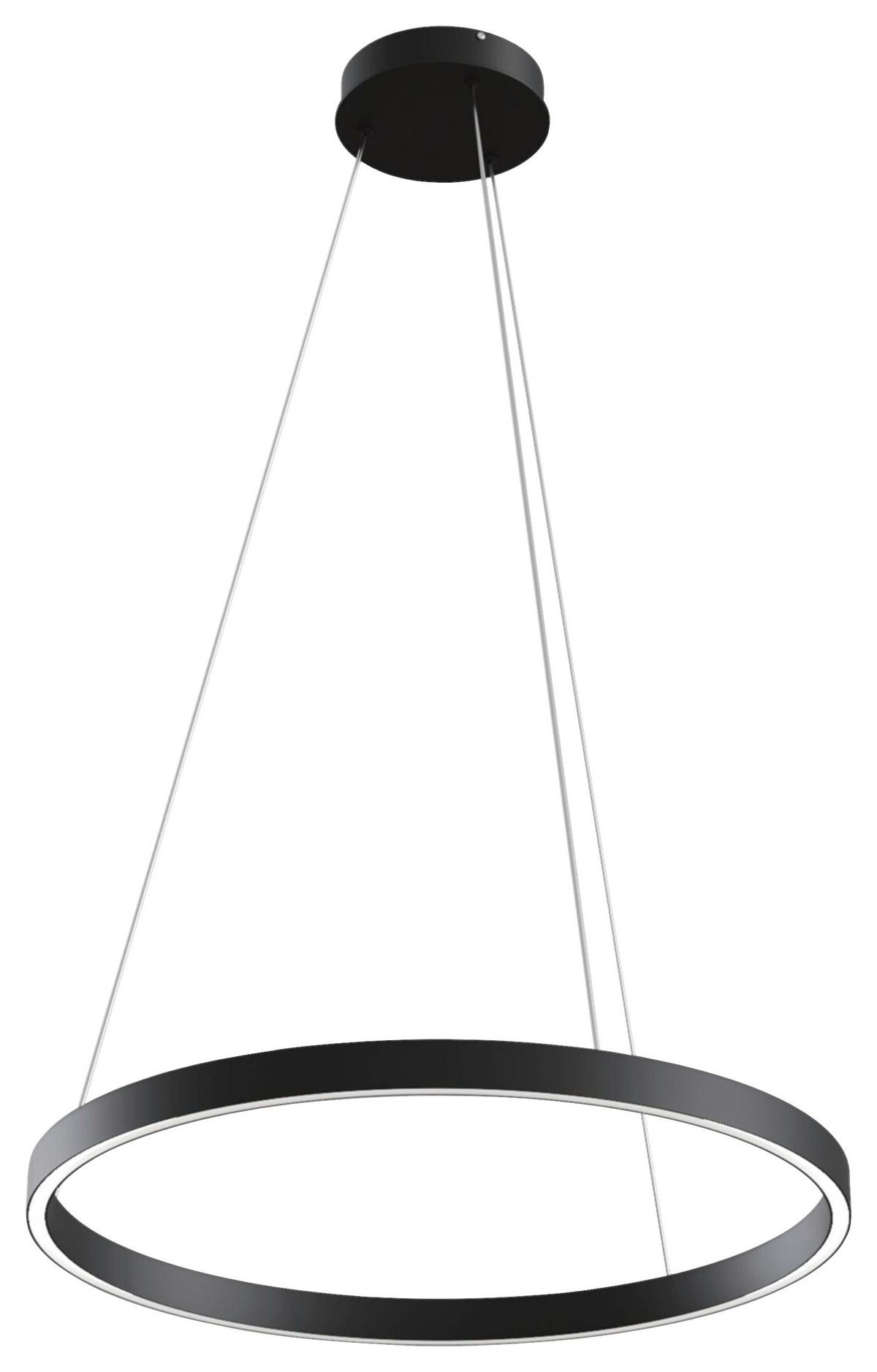 Pendelleuchte Rim - Schwarz, Basics, Metall (60/120cm) - MAYTONI