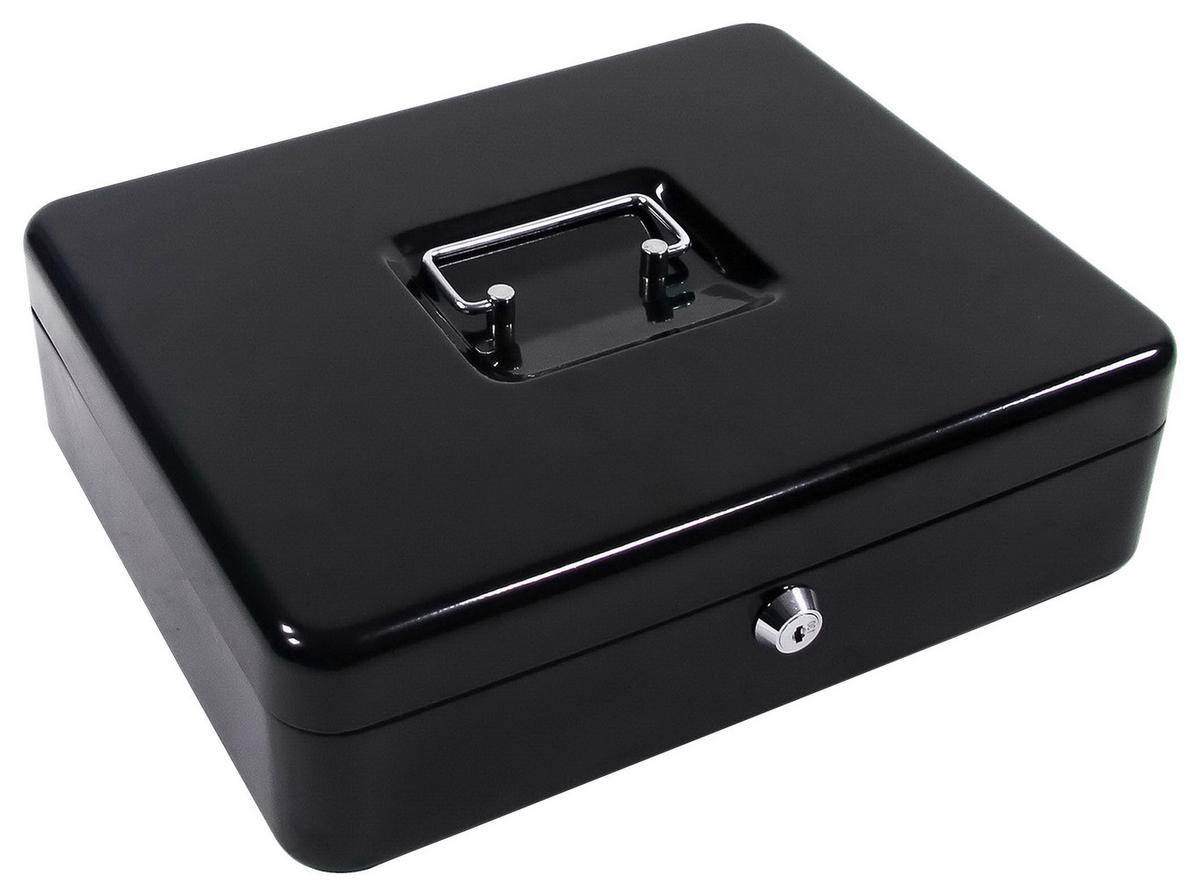 Geldkassette Safe - Schwarz, Basics, Metall (30/9/24cm) - MID.YOU