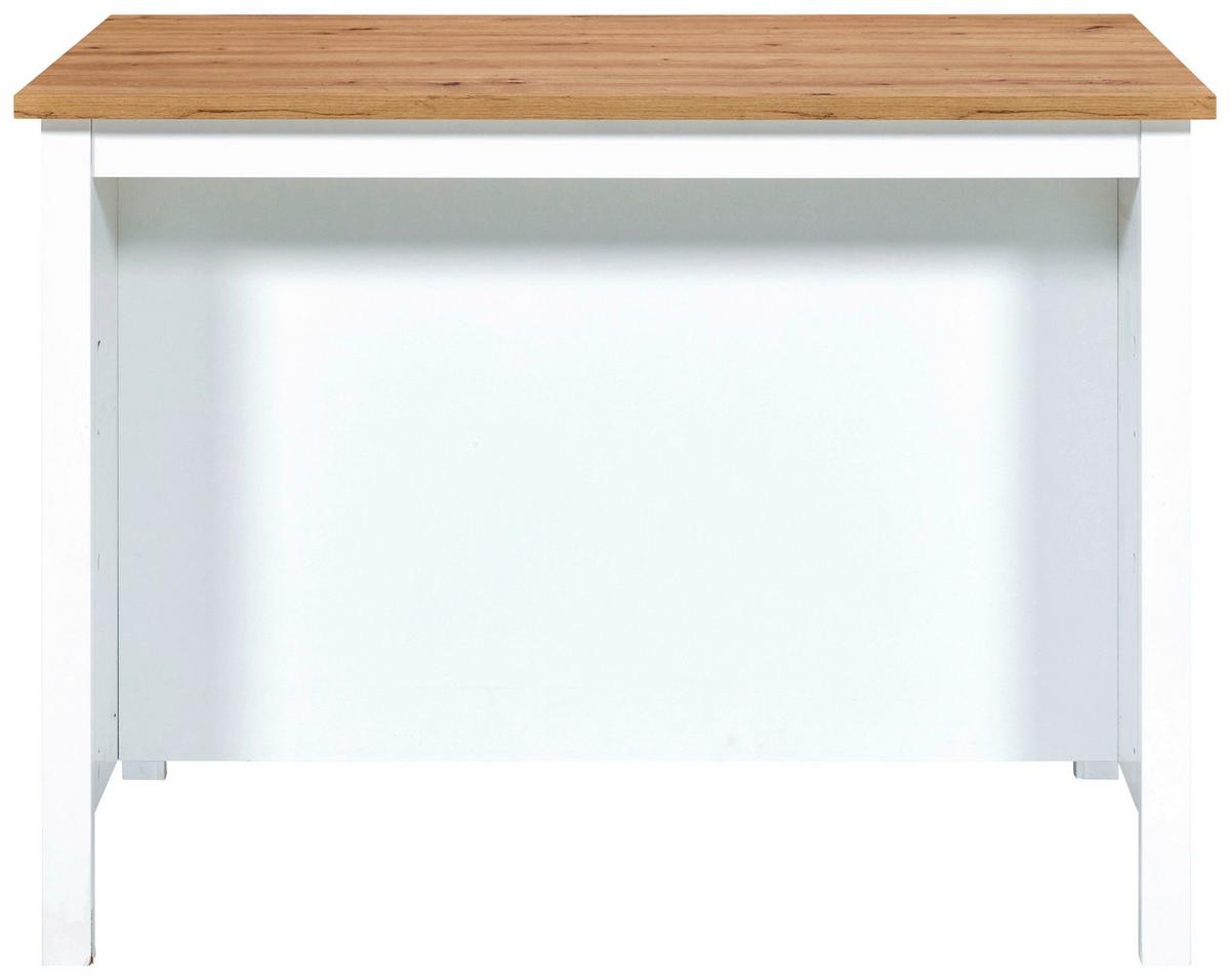Spodní kuchyňská skříňka SAN SAN - bílá/barvy stříbra, Moderní, kov/kompozitní dřevo (124/91/75cm) - Mömax
