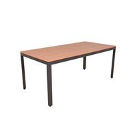 GARTENTISCH TISCH BARLETTA - Anthrazit/Braun, MODERN, Kunststoff/Metall (91/74/180cm) - Gardenson