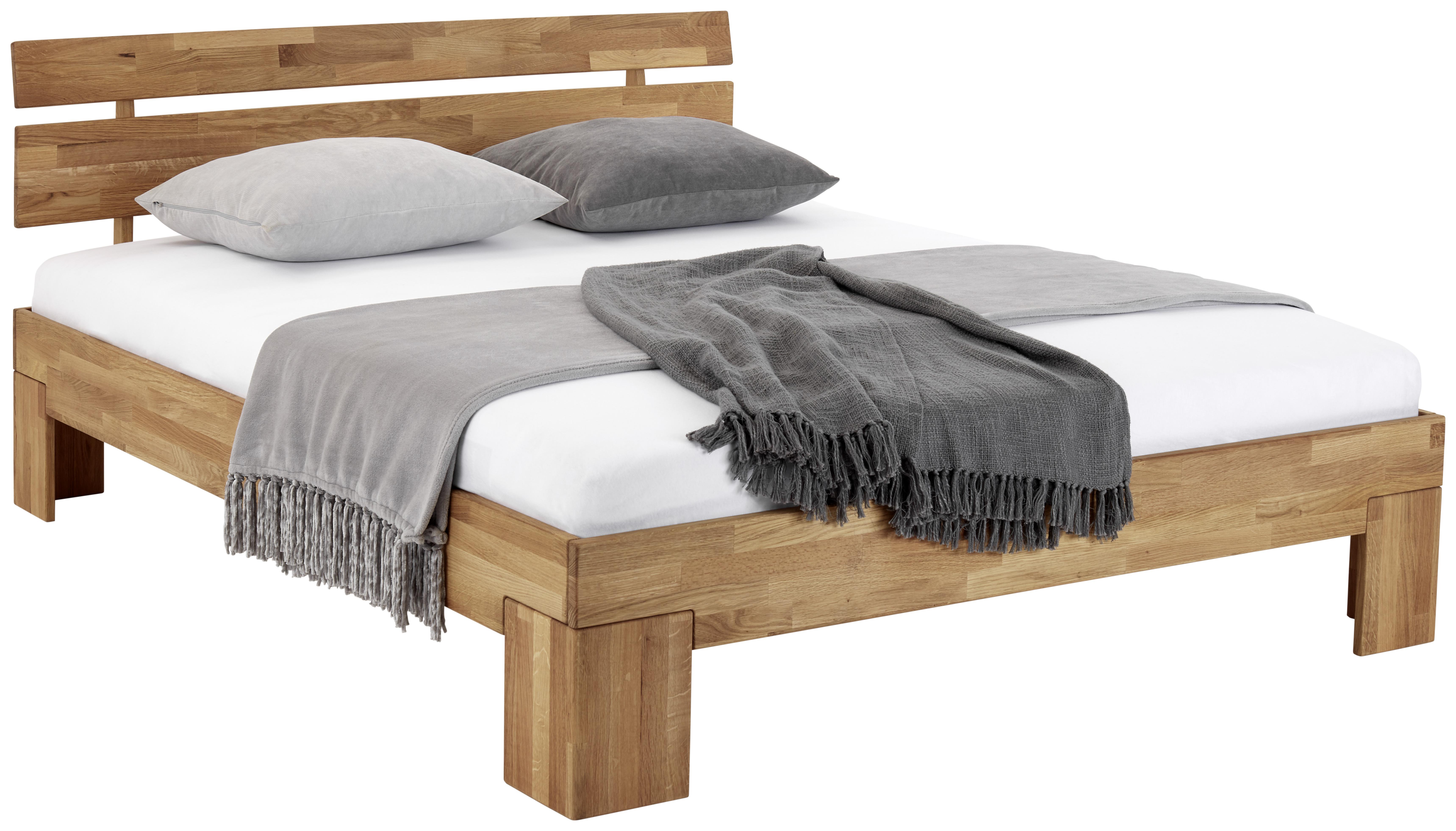 Edles Futonbett aus Eiche in Naturfarben kaufen