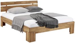 0423007301 - Futonbett Echtholz Massiv 90x200 Malu, Eiche