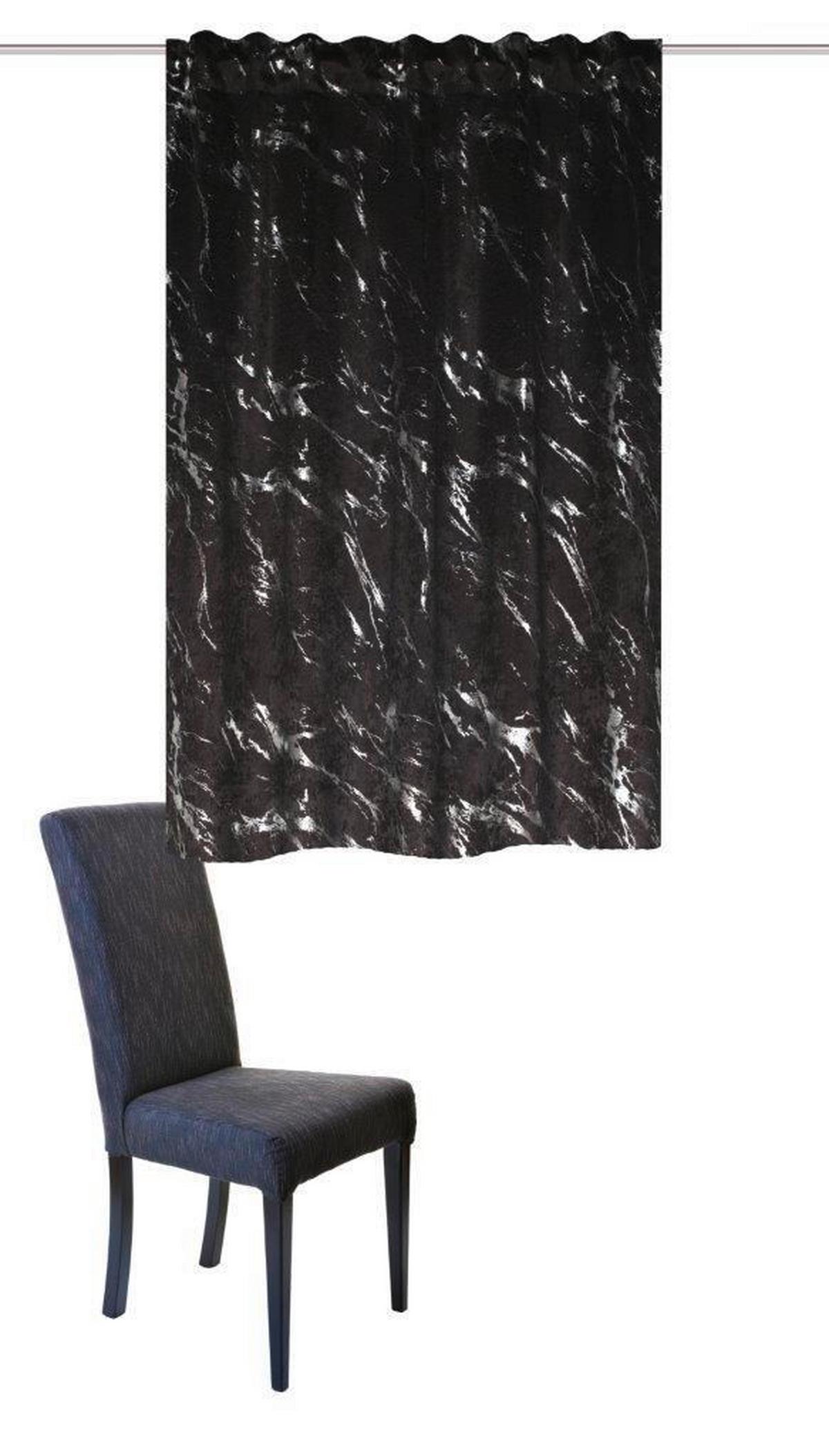 Fertigvorhang Force Silberfarben - Silberfarben, Basics, Textil (140/145cm) - Schmidt W. Gmbh