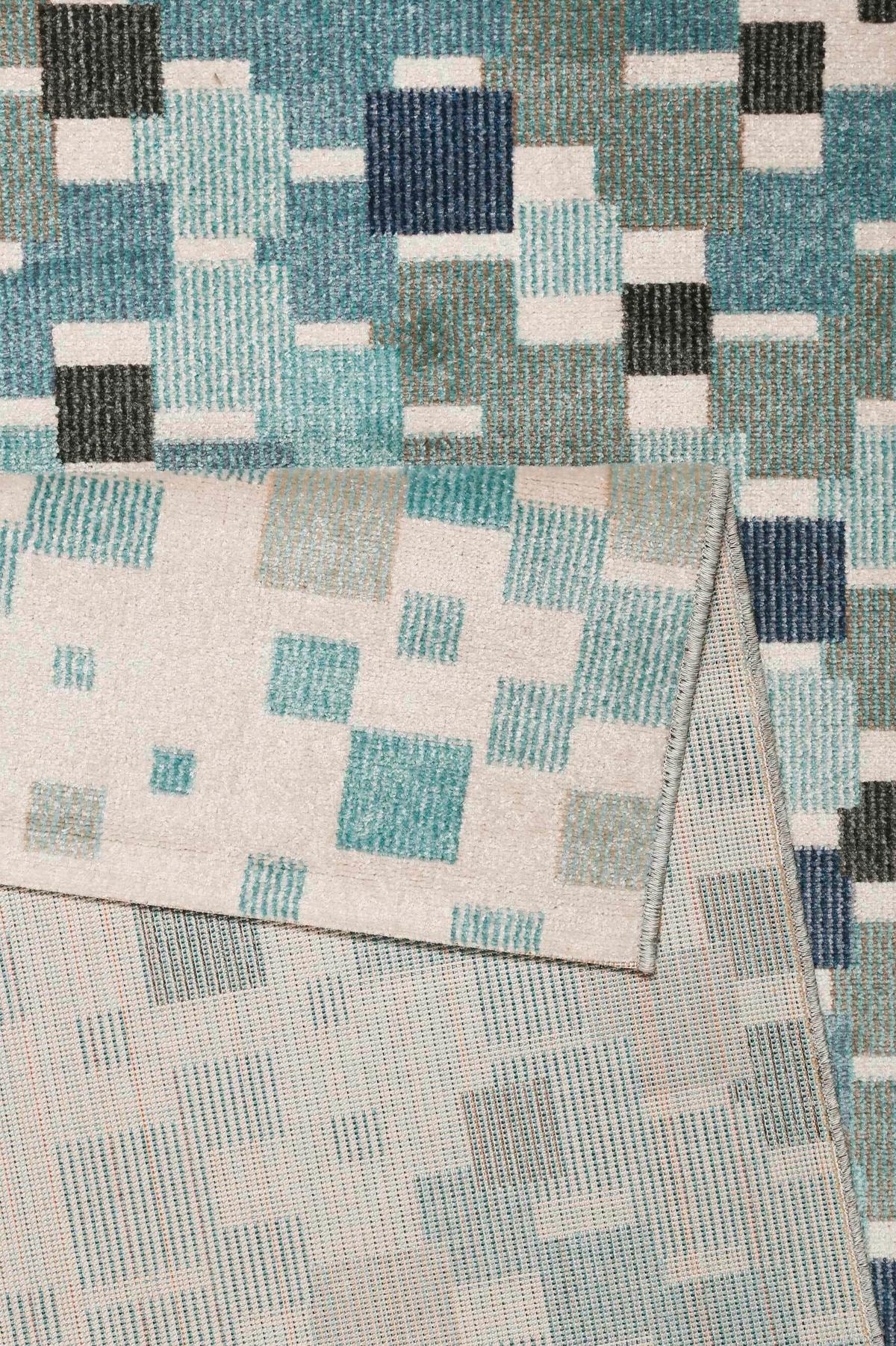 Outdoorteppich, 80x150 Cm Pacific - Blau/Creme, Design, Textil (80/150cm) - Esprit