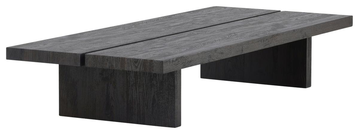 Couchtisch Lancester - Schwarz, Design, Holz (140/60/25cm) - Livetastic
