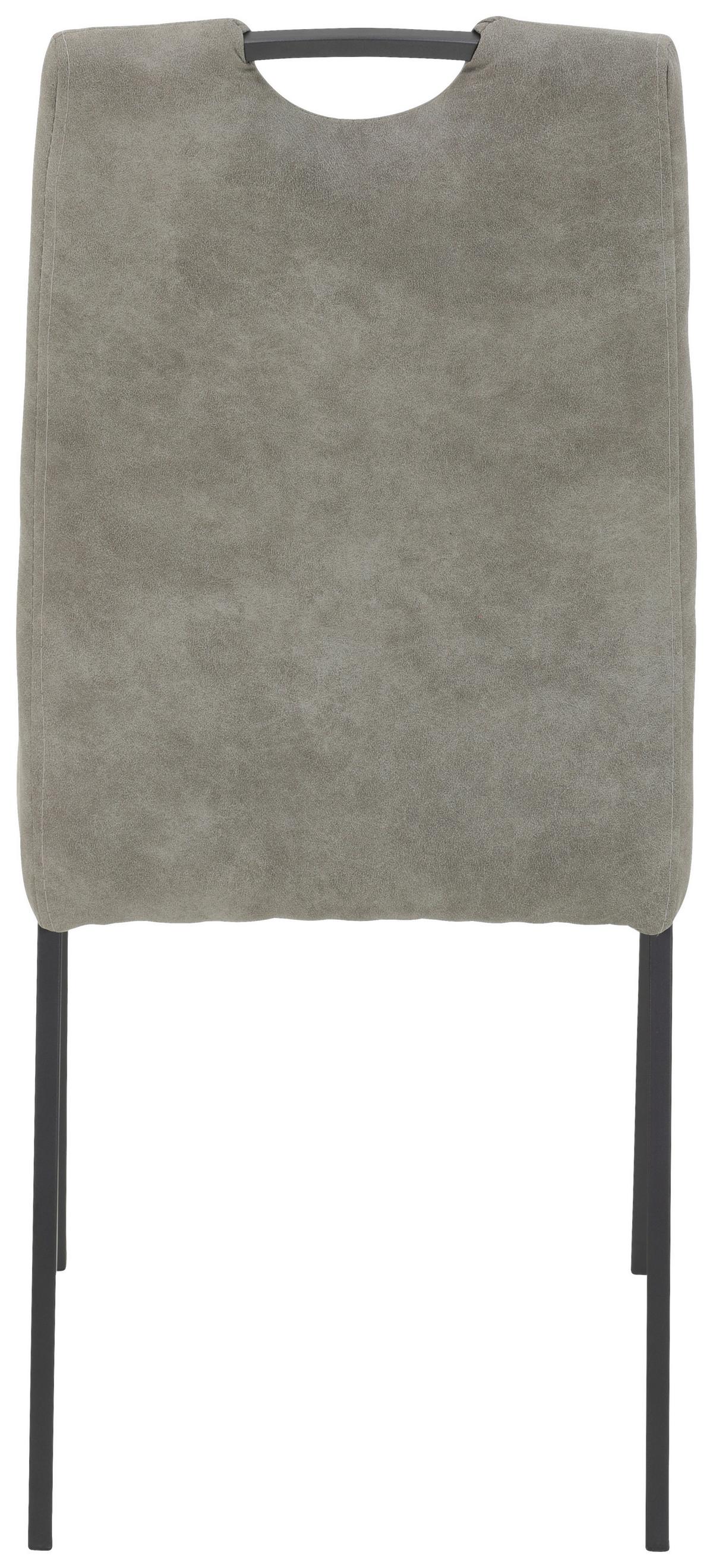 Stuhl-Set Elif II S Grau - Grau, MODERN, Textil/Metall (44/96/64cm) - MID.YOU