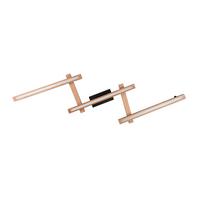 Led-deckenleuchte Bellari L: 180 Cm Mit Fernbedienung - Naturfarben, Basics, Holz (180/13/10cm) - Trio Leuchten