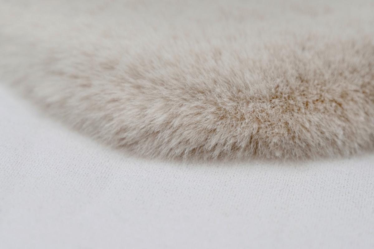 Kunstfell Rabbit Creme 60x90 cm Textil - Creme, Trend, Textil (60/90cm) - Kayoom