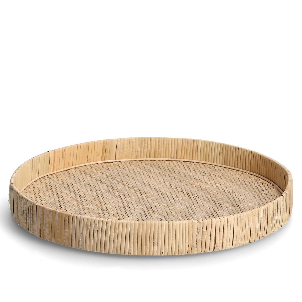 Dekotablett Nature Naturfarben B: 40 cm - Naturfarben, Basics, Holz (40/40/5cm) - Zeller Present