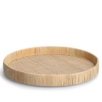Dekotablett Nature Naturfarben B: 40 cm - Naturfarben, Basics, Holz (40/40/5cm) - Zeller Present