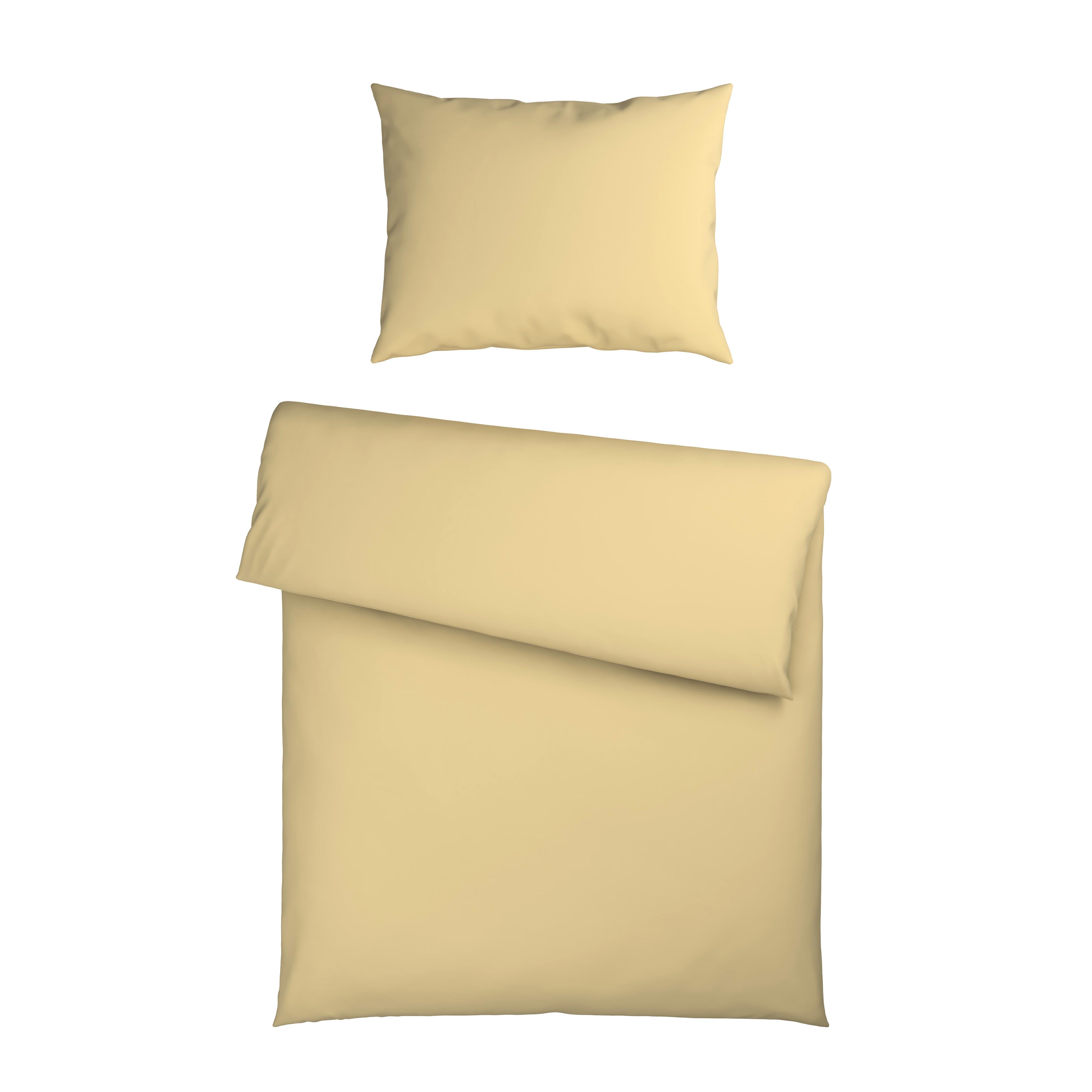 POSTEĽNÁ BIELIZEŇ ELENA - žltá, Modern, textil (140/200cm) - Mömax