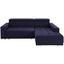 Wohnlandschaft Bravo - Chromfarben/Schwarz, MODERN, Textil (237/180cm) - Ombra Wohnlandschaft Bravo - Chromfarben/Schwarz, MODERN, Textil (237/180cm) - Ombra