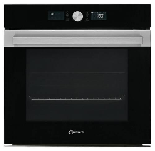 Einbau-Backofen Bik5 B: 59,5cm Schwarz/Edelstahl mit Timer - Silberfarben/Schwarz, Basics (59,5/59,5/56,4cm) - Bauknecht