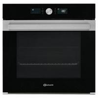 Einbau-backofen Bik5 B: 59,5cm Schwarz/edelstahl Mit Timer - Silberfarben/Schwarz, Basics (59,5/59,5/56,4cm) - Bauknecht