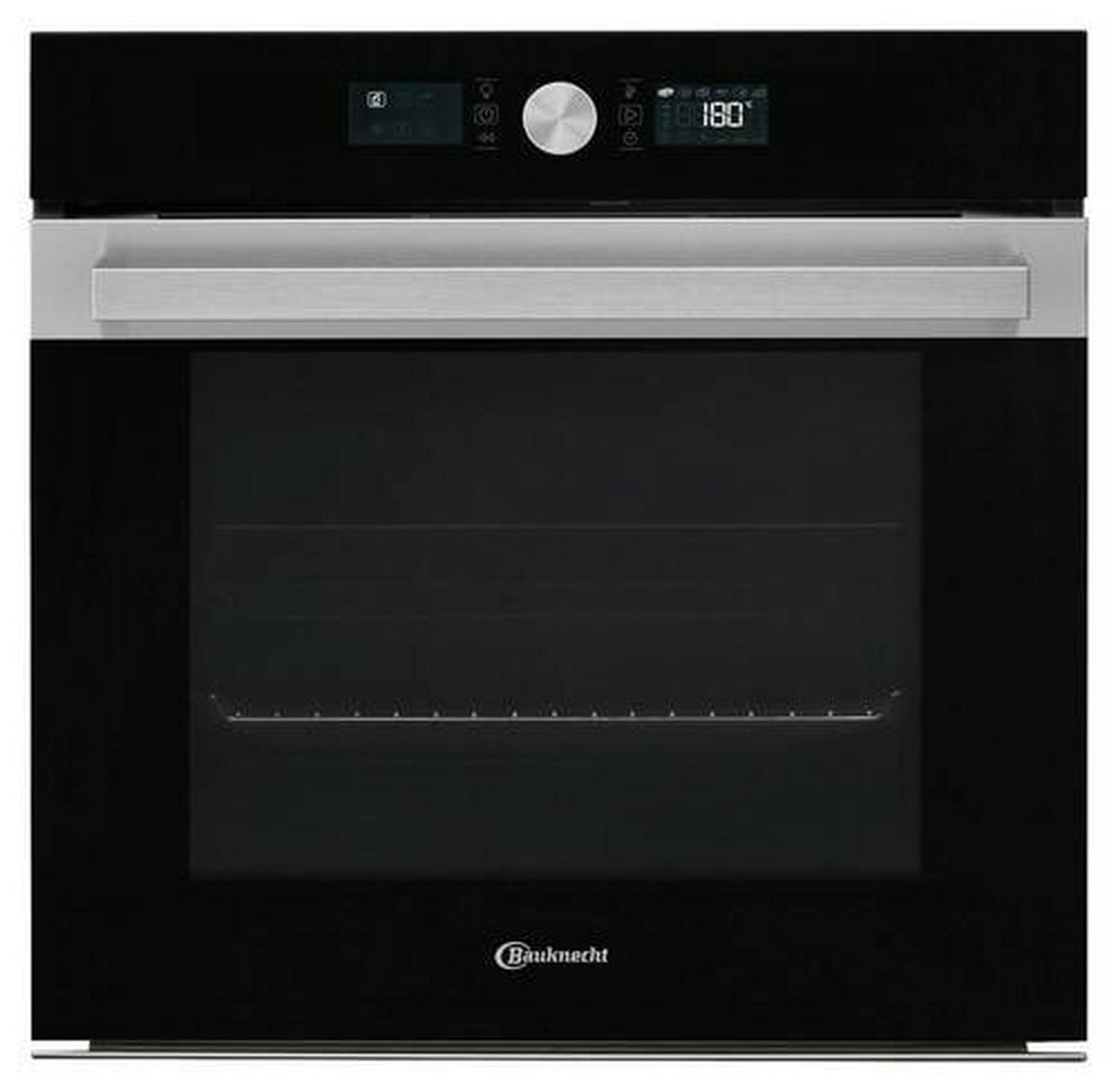 Einbau-backofen Bik5 B: 59,5cm Schwarz/edelstahl Mit Timer - Silberfarben/Schwarz, Basics (59,5/59,5/56,4cm) - Bauknecht