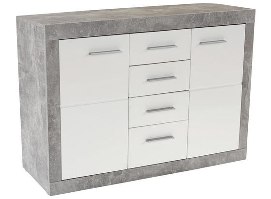Komoda Sideboard Malta - sivá/biela, Moderný, kompozitné drevo (138/86/35cm) Komoda Sideboard Malta - sivá/biela, Moderný, kompozitné drevo (138/86/35cm)