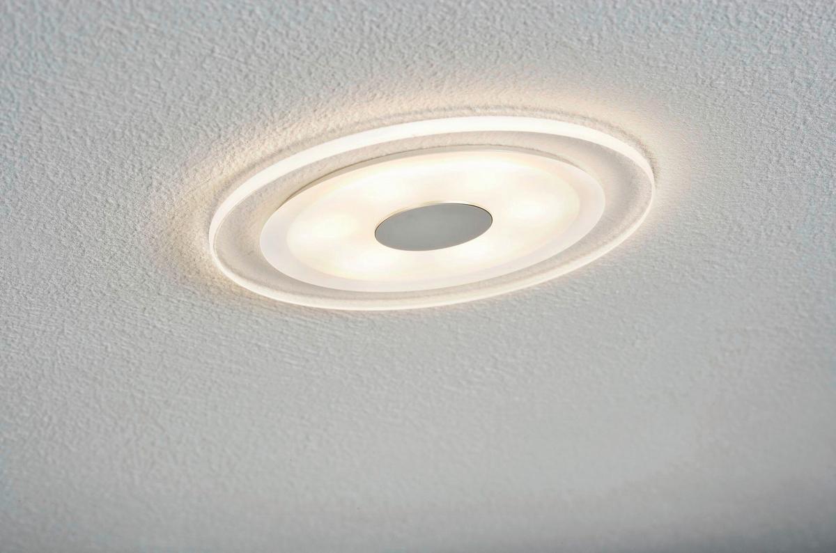 LED-Deckenleuchte 3er-Set Ø 15 cm, 1-Flammig, Rund - Basics, Metall (15cm) - Paulmann