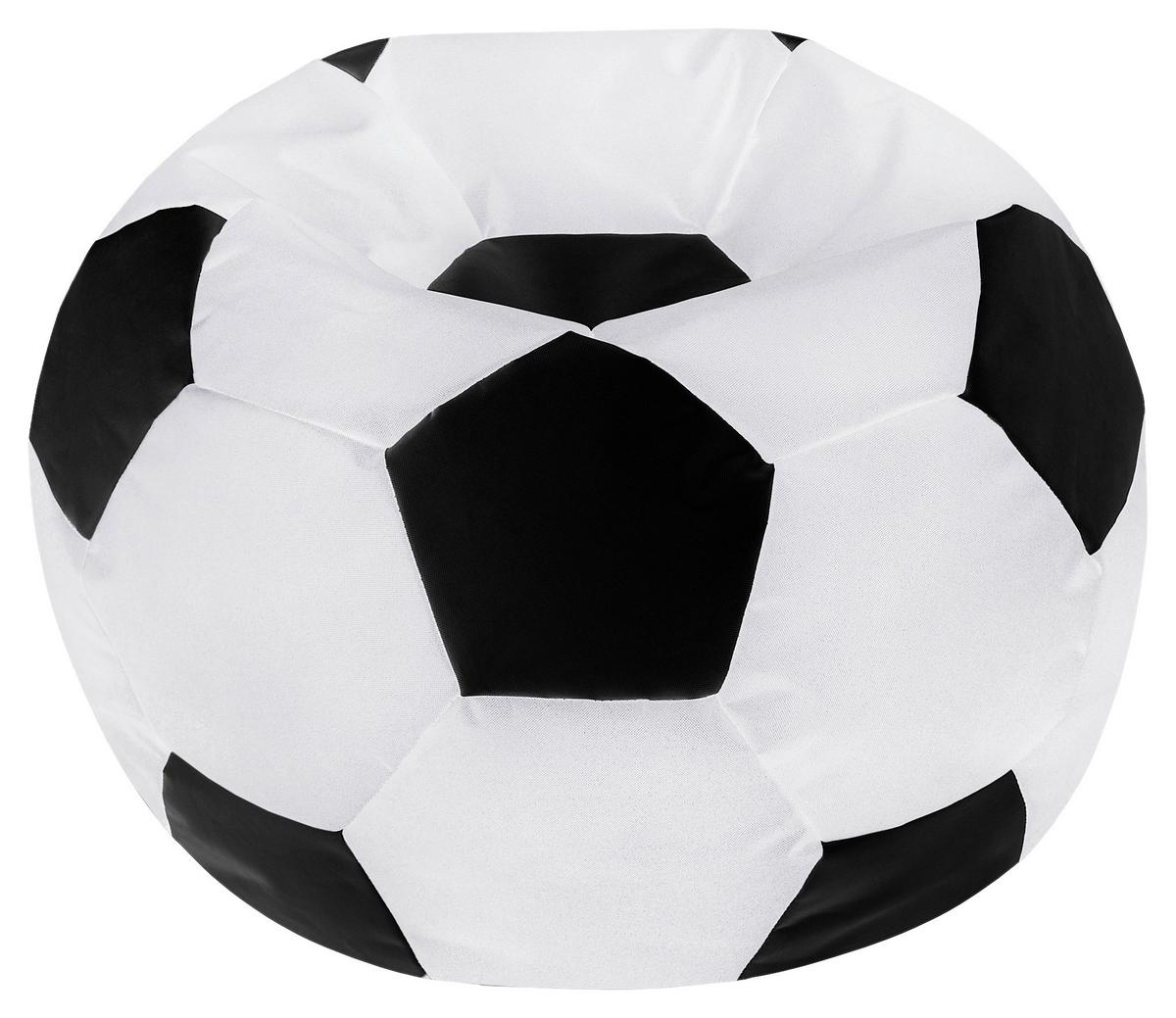 Ülőzsák Ball White/black - fekete/fehér, Modern, textil (65/65/50cm) - Mömax