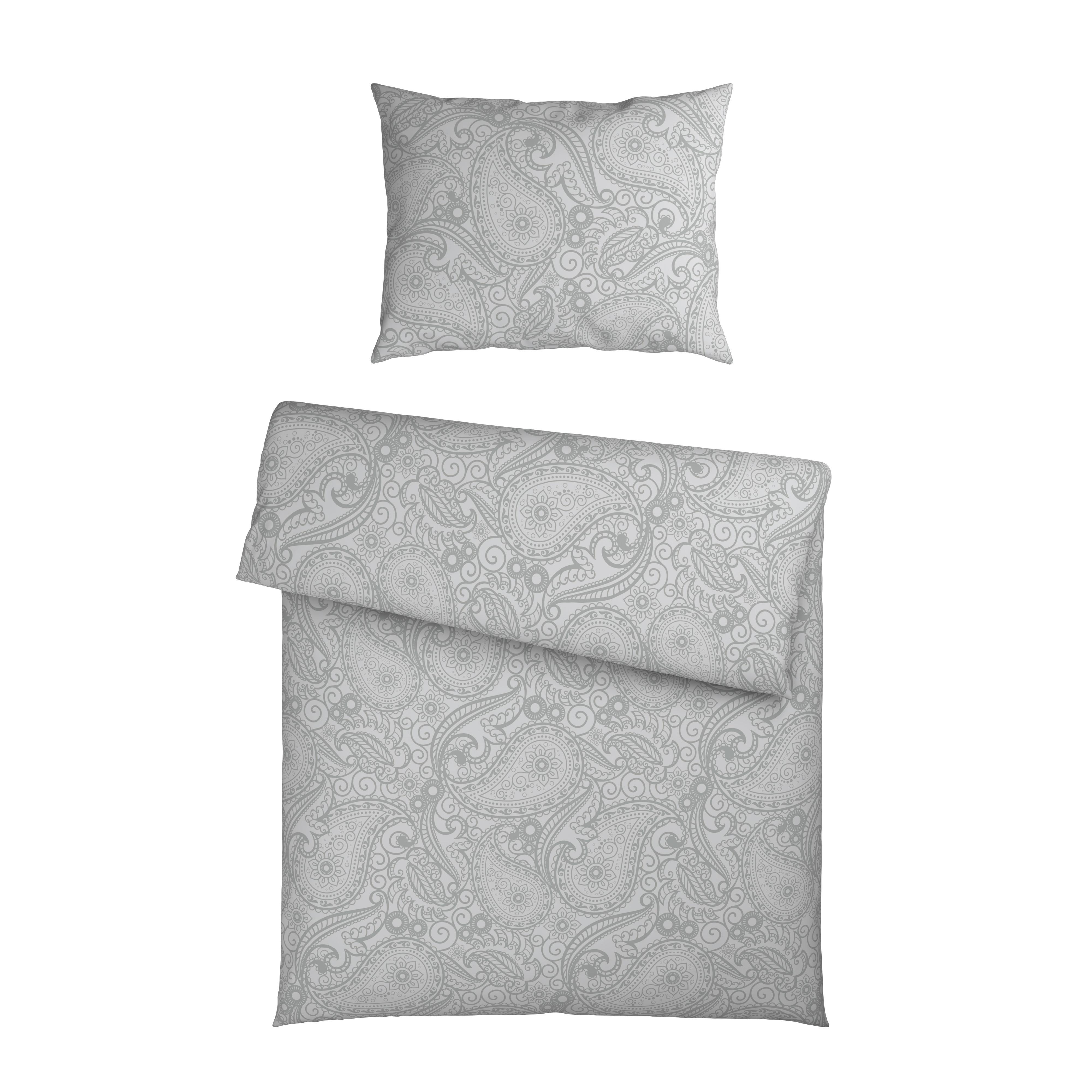 POSTEĽNÁ BIELIZEŇ PAISLEY - šalviovozelená, textil (140/200cm) - Mömax