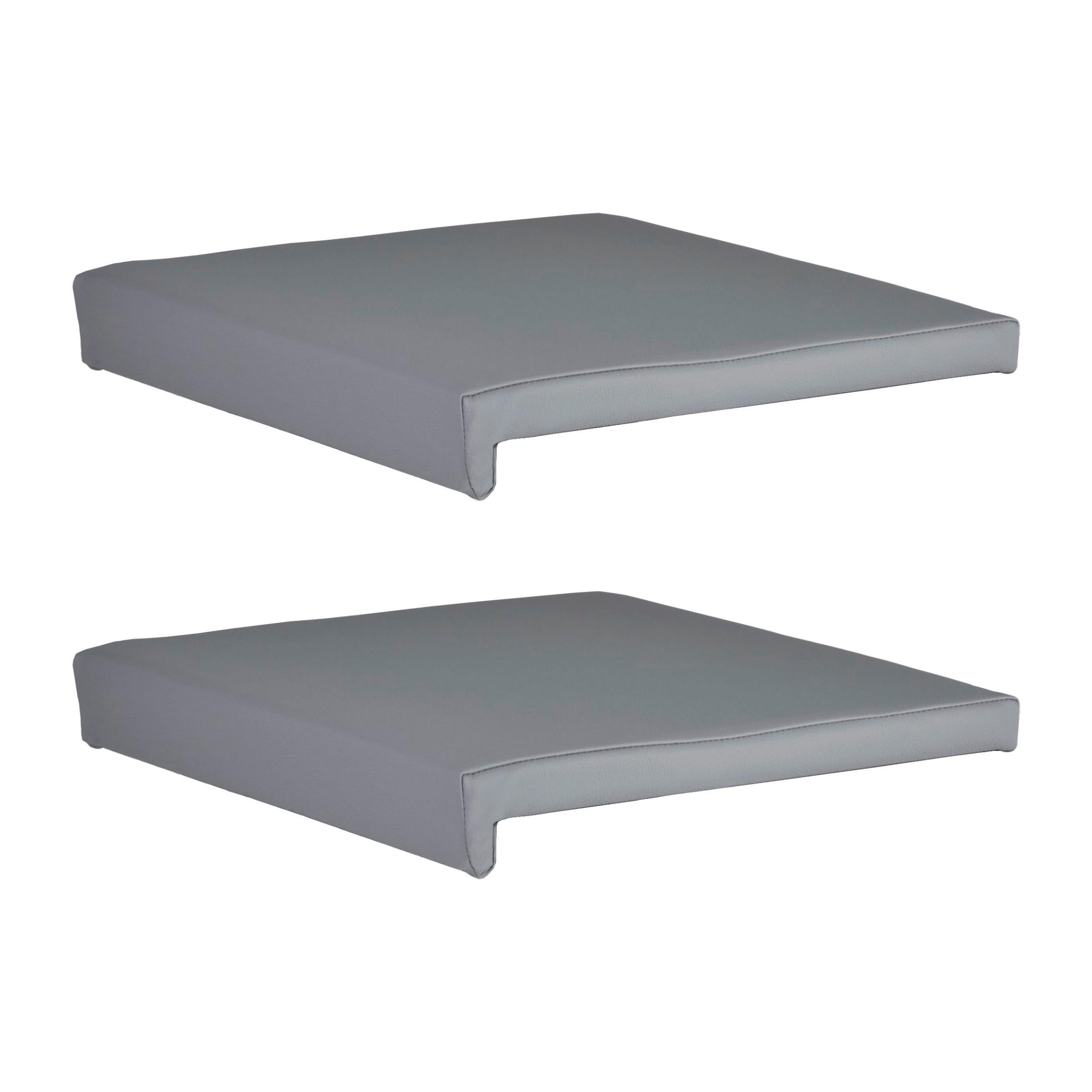 Bankkissen Grau L: 40 Cm - Basics (40/35/38/5/8cm)