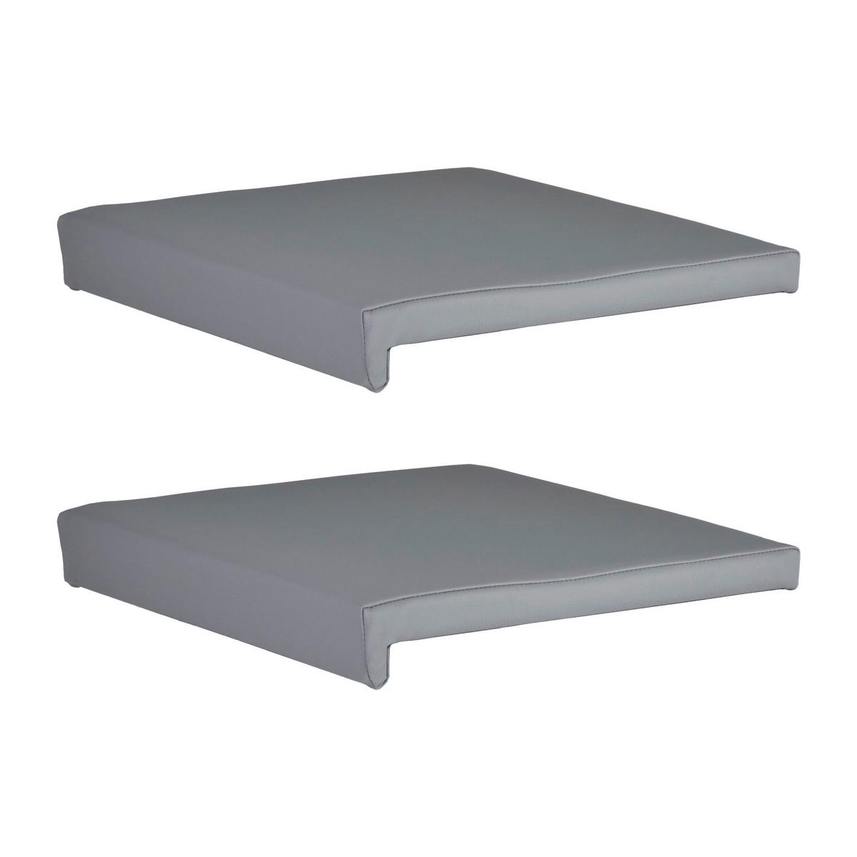 Bankkissen Grau L: 40 Cm - Basics (40/35/38/5/8cm)