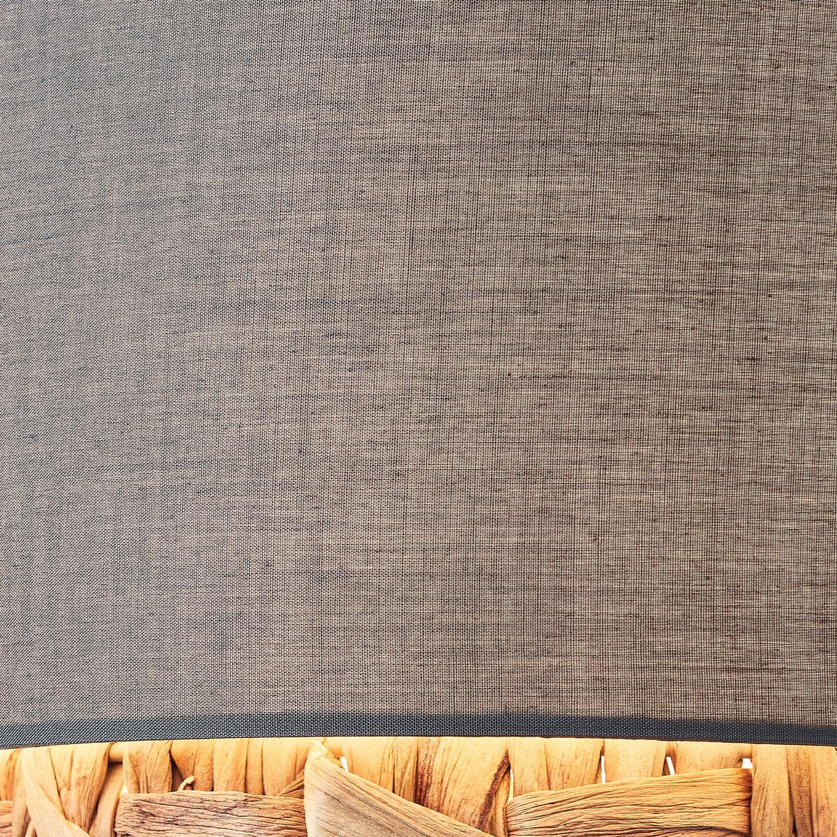 Stehleuchte 94552/22 Waterlilly - Beige/Schwarz, Natur, Naturmaterialien/Textil (35/160cm) - Brilliant