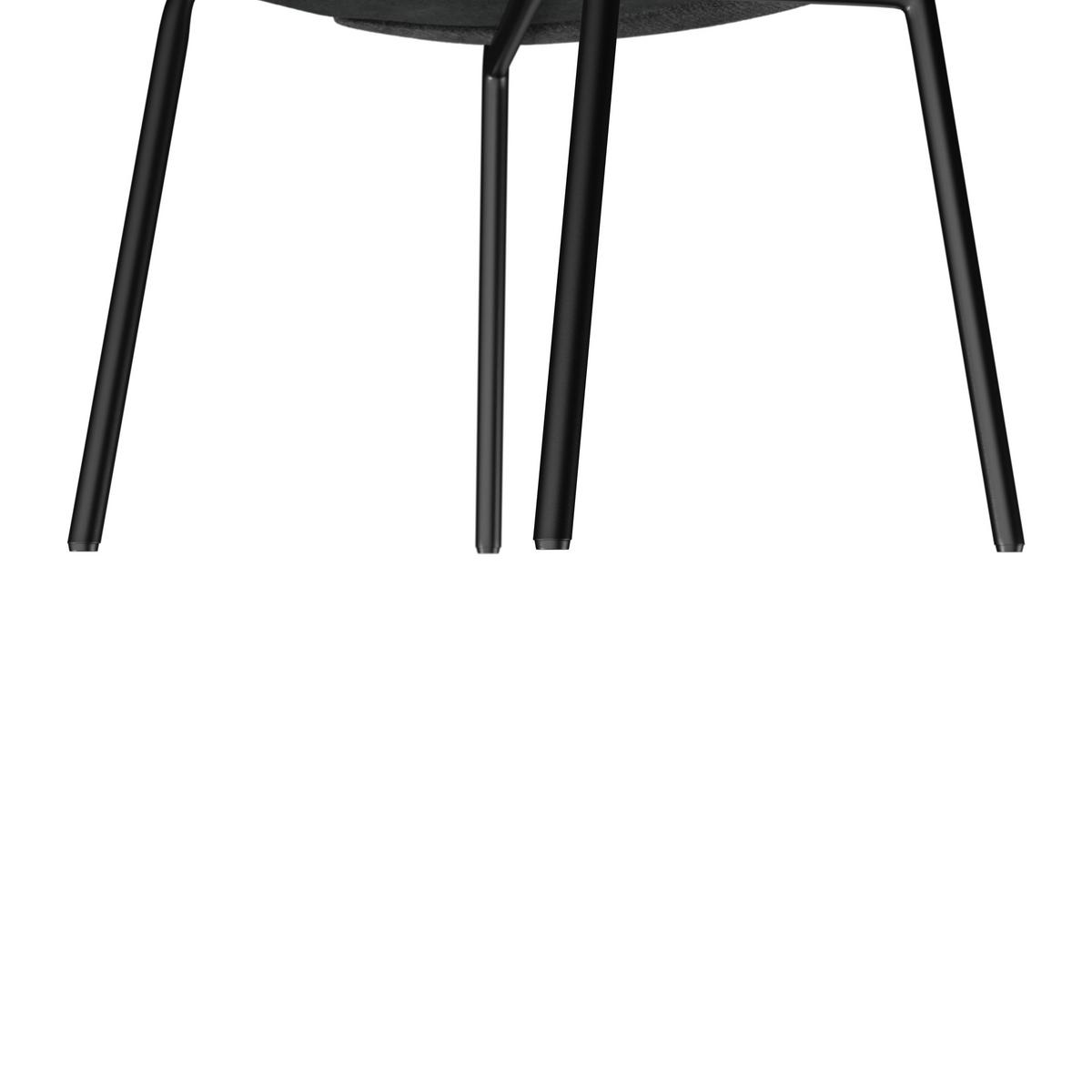 ŽIDLE ELORA - černá, Moderní, kov/textil (48/86/55cm) - Bessagi Home