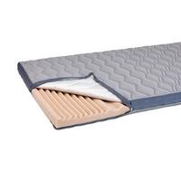 Topper Visco 90x200 cm Viscoseschaumkern 7 Zonen - Dunkelgrau, Basics, Textil (90/200cm) - MID.YOU