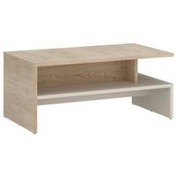 Couchtisch, Meolo, B: 100 cm Kaschmir/Eichefarben - Kaschmir/Eichefarben, MODERN, Holzwerkstoff (100/45,5/66cm)